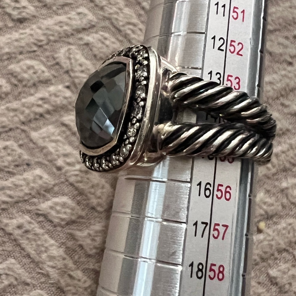 David Yurman Hematite Albion Ring - Picture 5 of 6